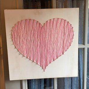 Heart wall decor